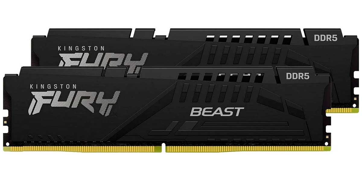 Изображение товара Kingston DDR5 32Gb 6800MHz FURY Beast EXPO (2x16Gb), высокая скорость