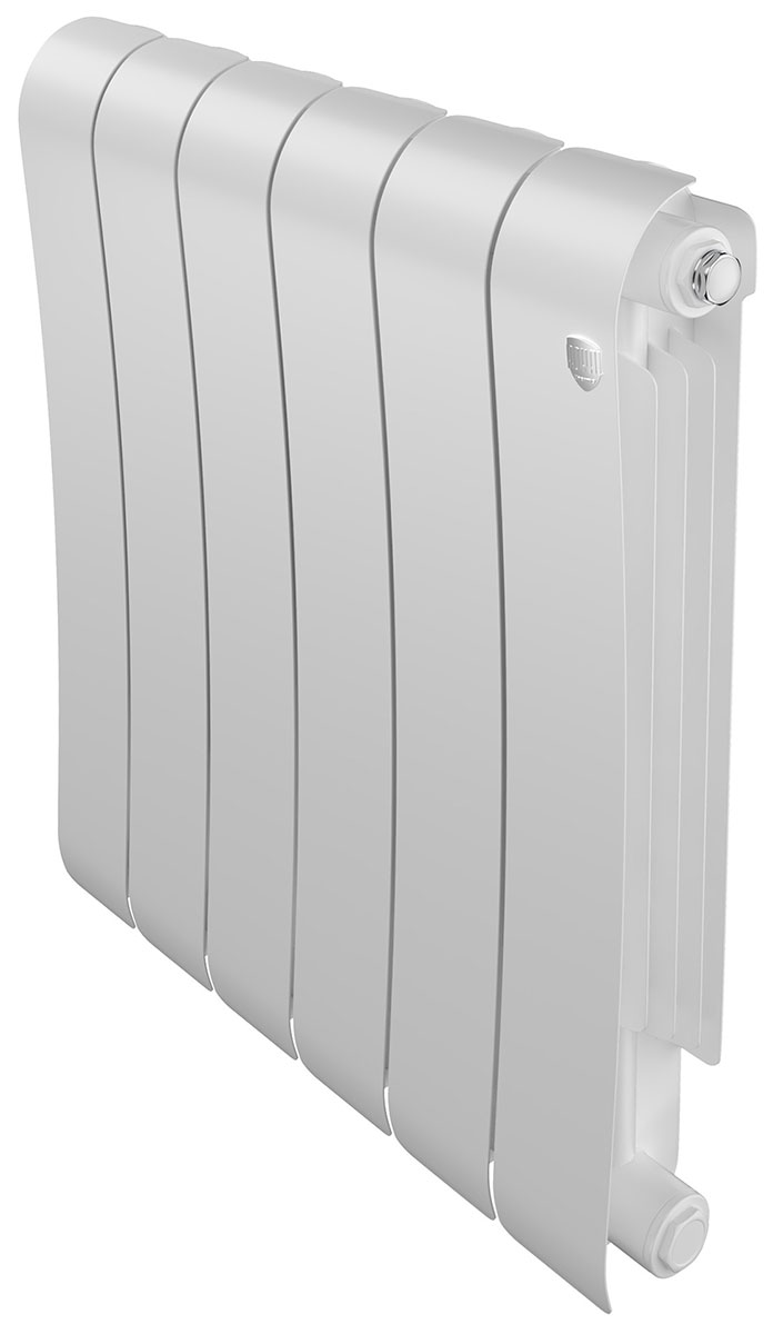 

Радиатор биметаллический Royal Thermo Infinity 500 Bianco Traffico VR80, 6 секций, Белый