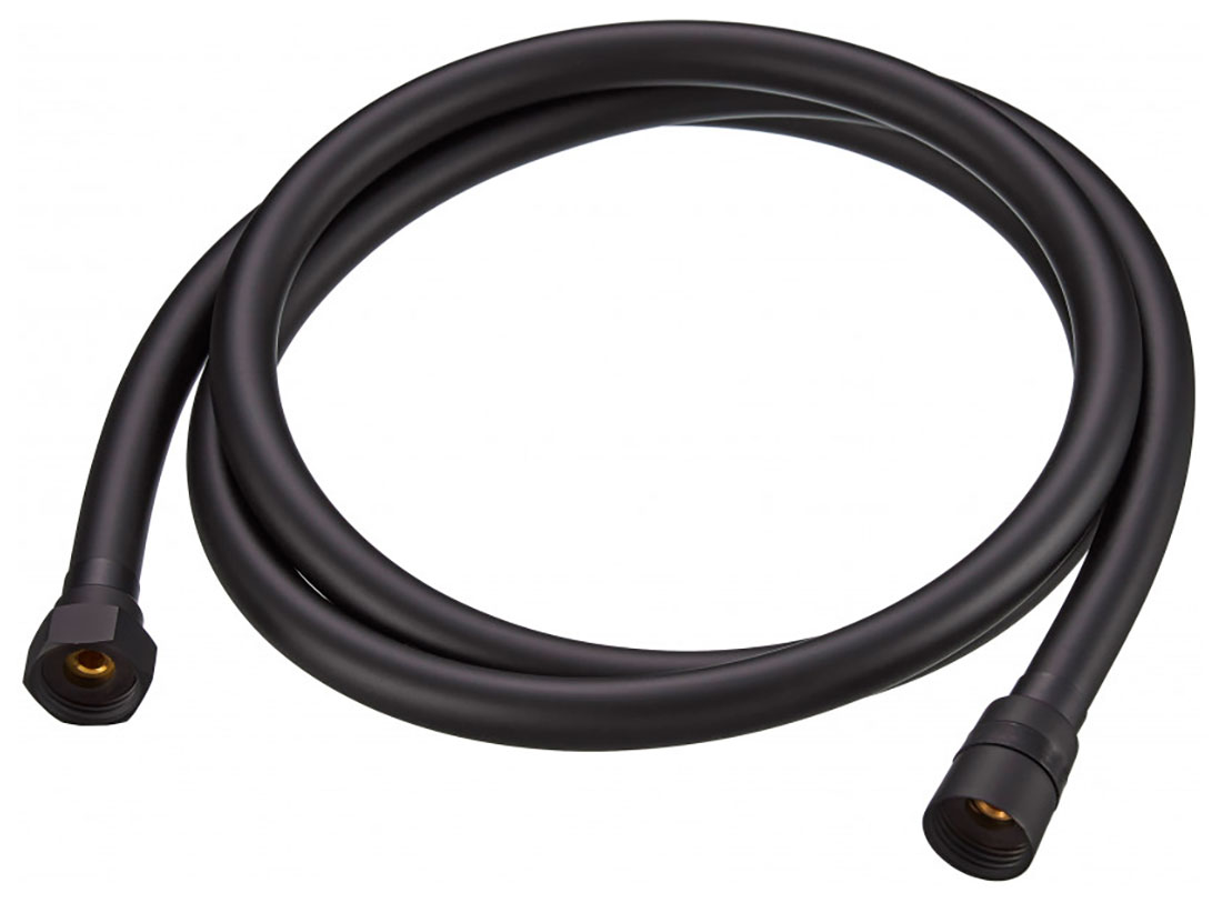 Изображение товара Шланг для душа Milacio Ultra 175 см черный матовый двойная защита