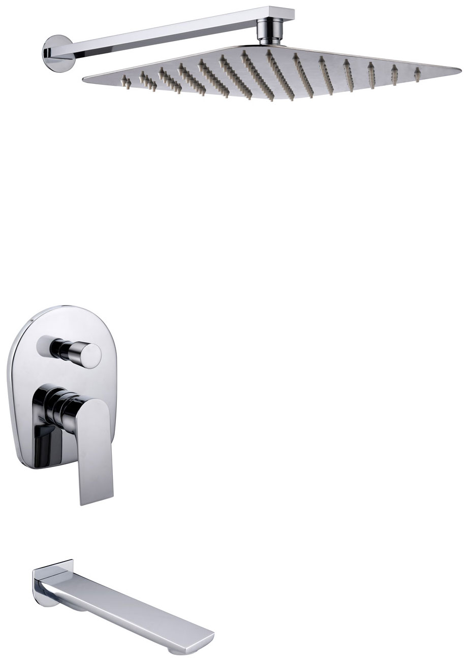 Изображение товара Смеситель для ванной комнаты Kaiser Linear, хромированный (59077)