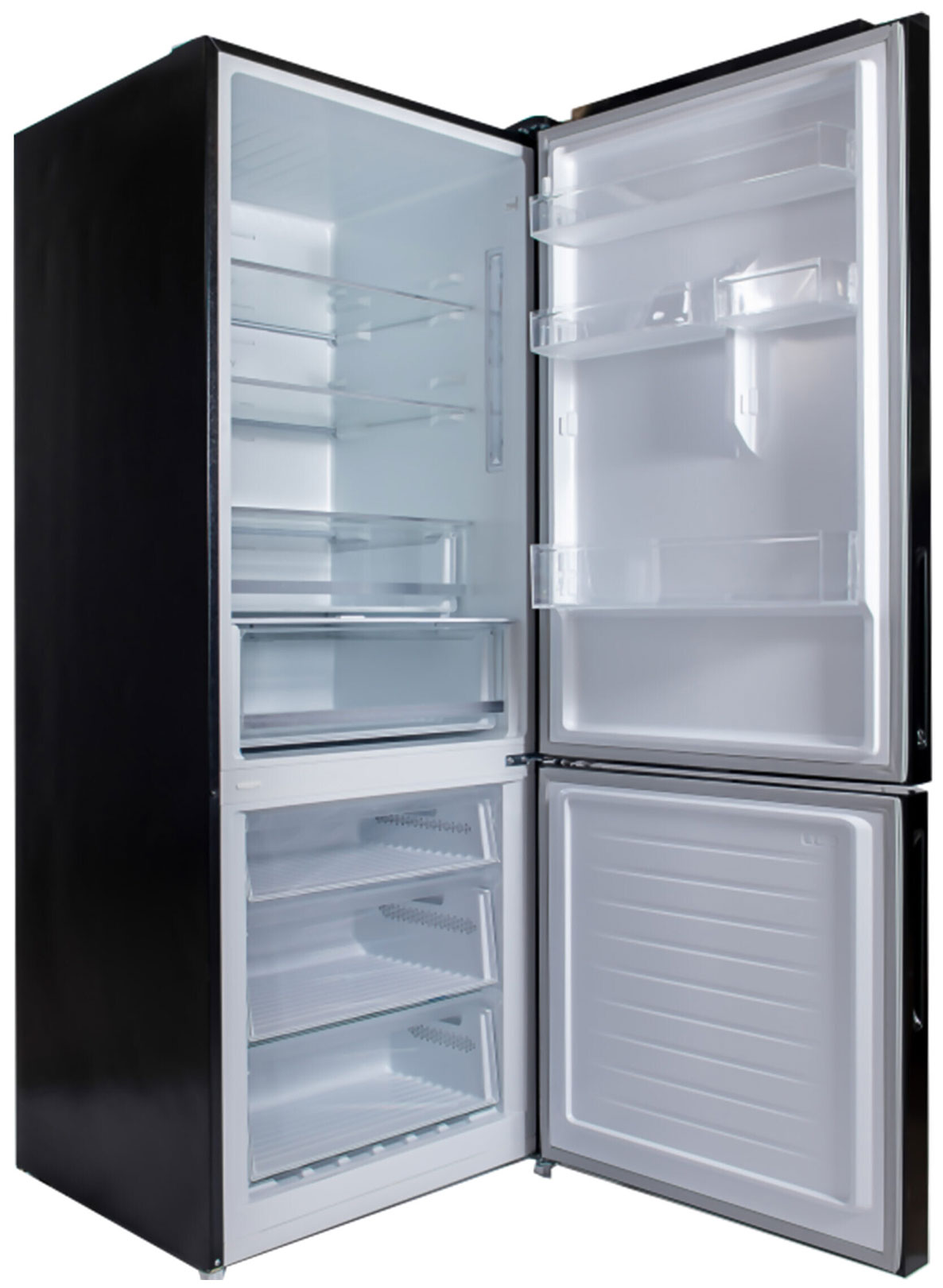 

Двухкамерный холодильник Willmark RFN-652DIGB черный