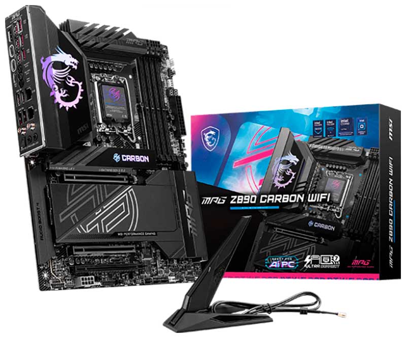 Изображение товара Материнская плата MSI MPG Z890 CARBON WIFI (s1851, ATX)