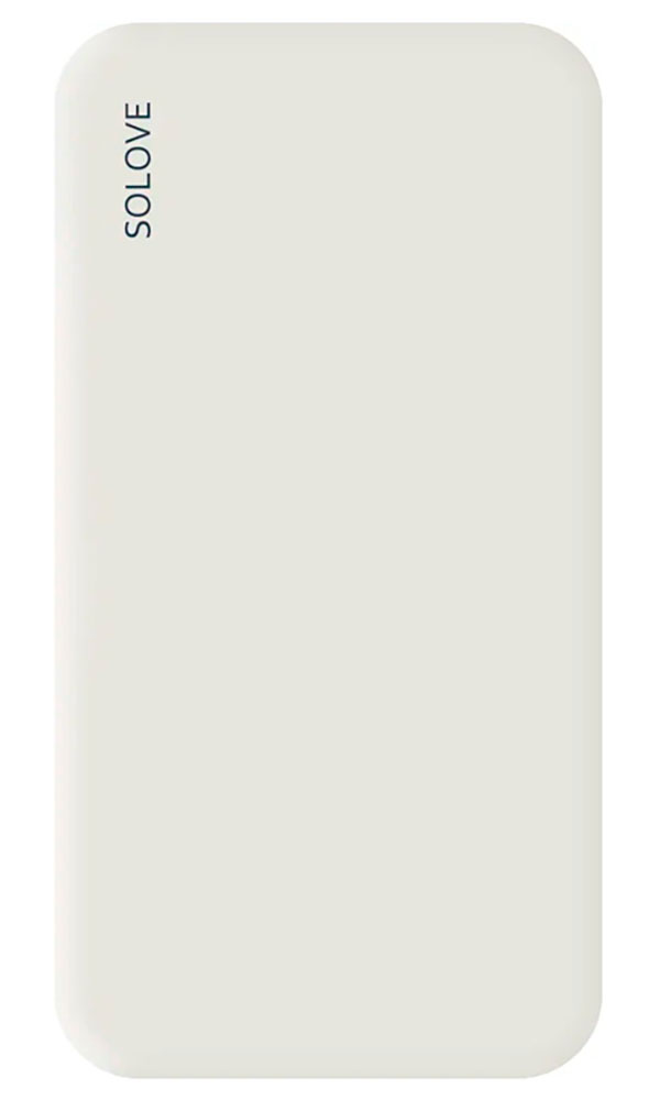 Изображение товара Внешний аккумулятор Solove Power Bank 10000 mAh Type-C 2 USB-A белый