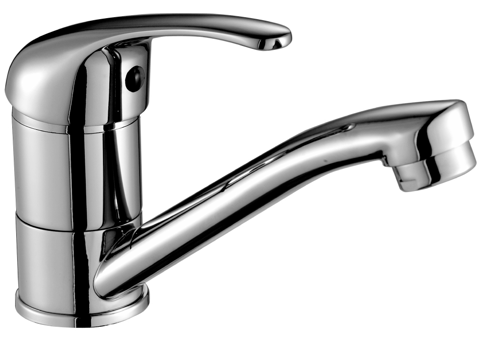 Изображение товара Смеситель для раковины Rossinka с поворотным изливом латунь хром A35-22