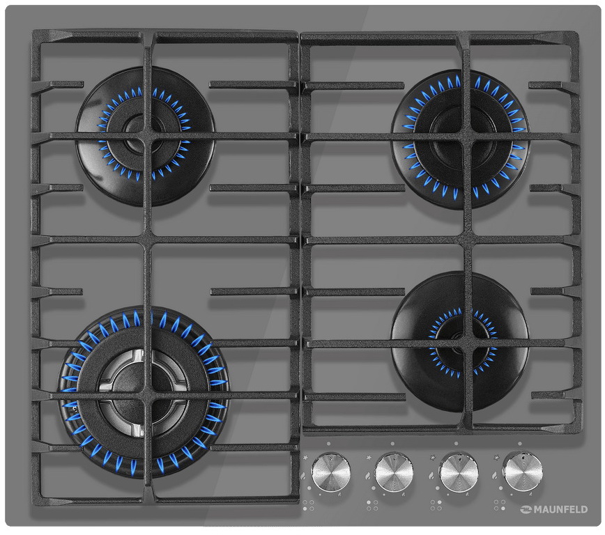 

Газовая варочная панель Maunfeld EGHG.64.63CLGR/G, Серый