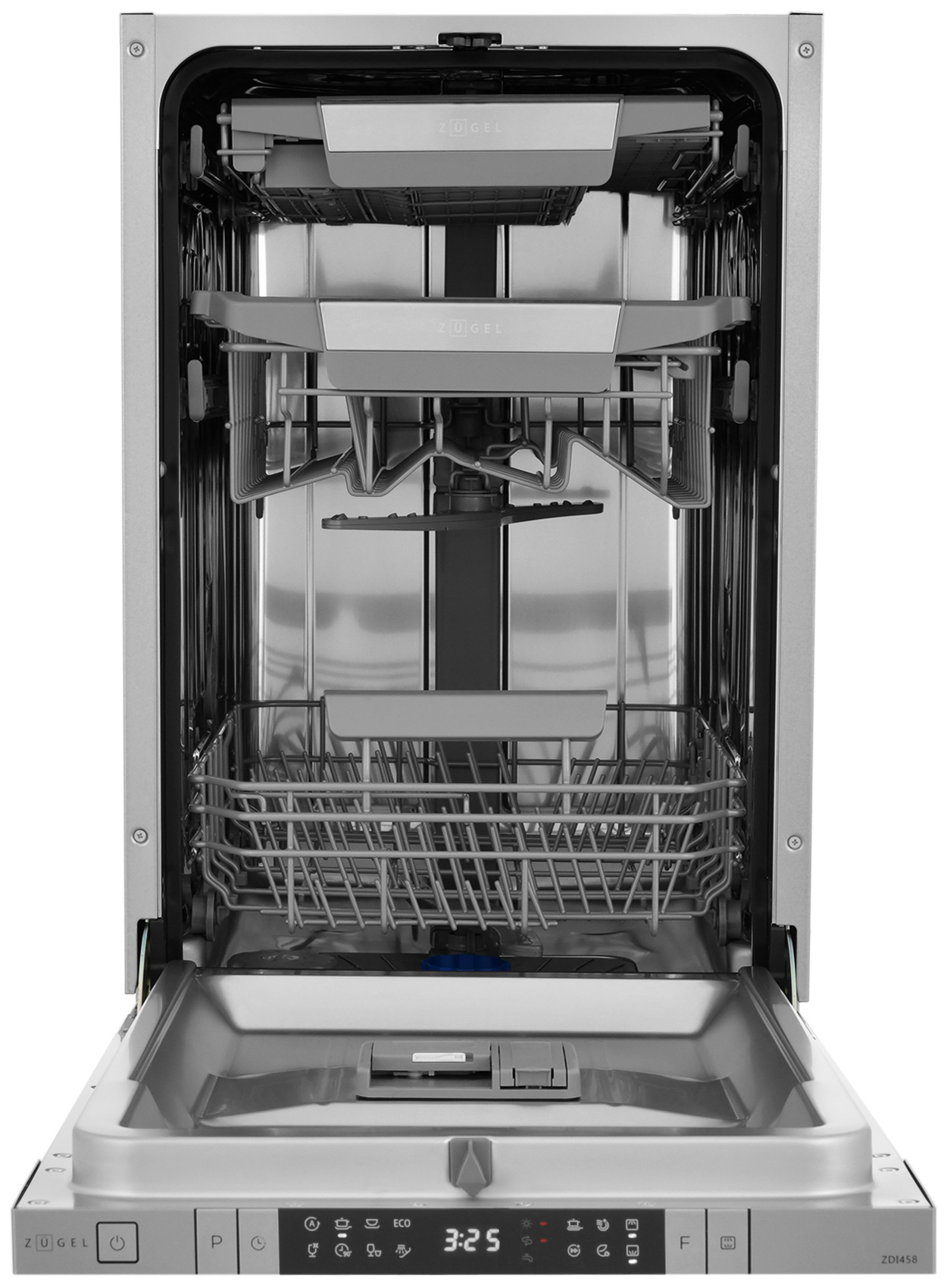 Изображение товара Встраиваемая посудомоечная машина Zugel ZDI458 10 комплектов A+++ микросистема