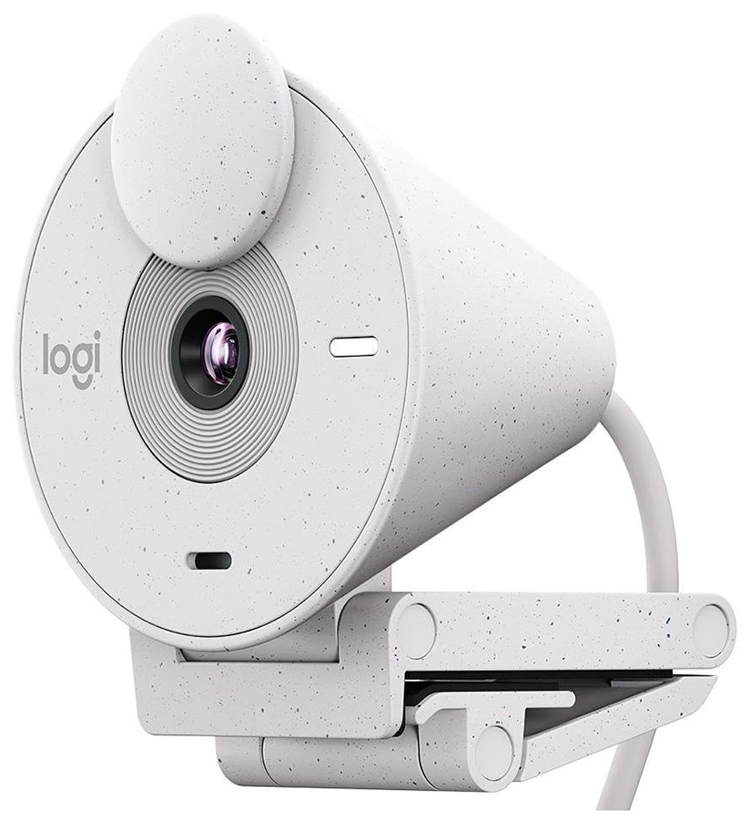 Изображение товара Вeб-камера Logitech Webcam BRIO 300, Full HD, Off-white (960-001442)