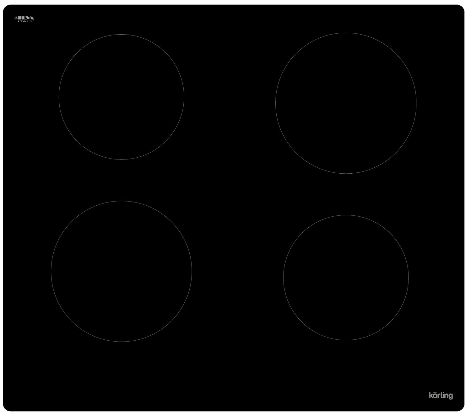 

Электрическая варочная панель Korting HI 64090 HID, Черный