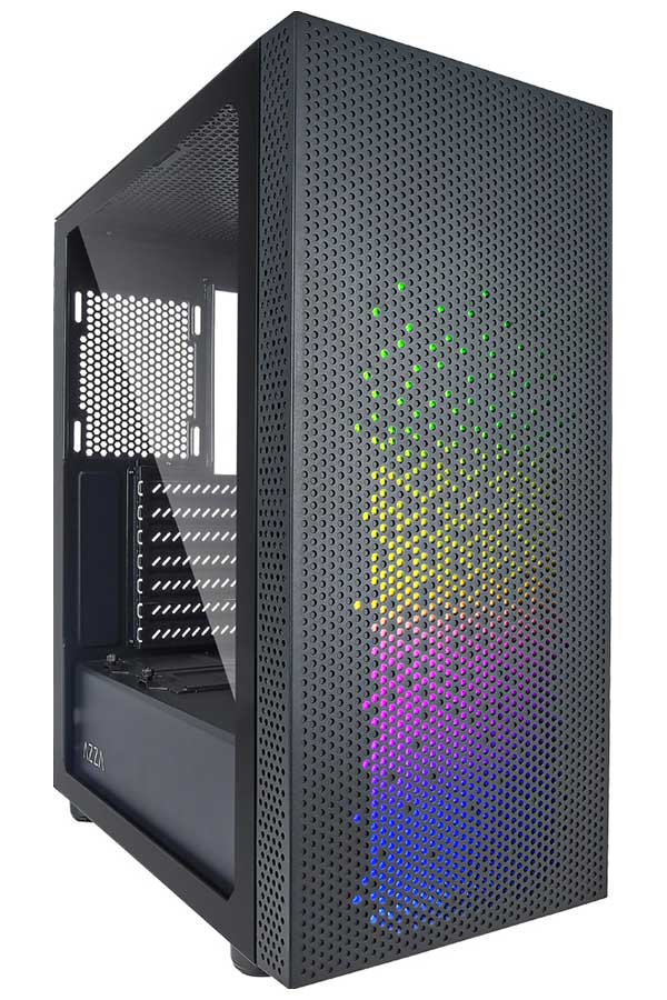 Изображение товара Компьютерный корпус AZZA Celesta F Black 1xARGB RGB Mid-Tower
