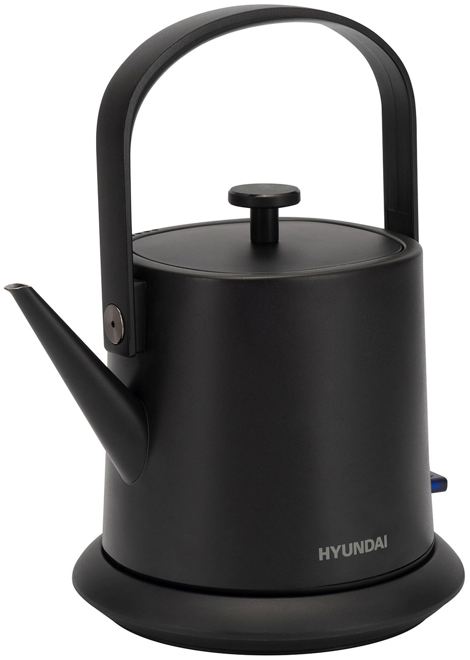 

Чайник электрический Hyundai HYK-S2042, 0.6 л., 1000 Вт (черный, металл)