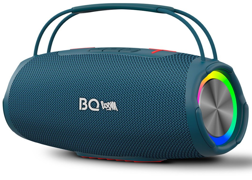 Изображение товара Портативная колонка BQ PBS4002 с Bluetooth, влагозащита и Powerbank синяя