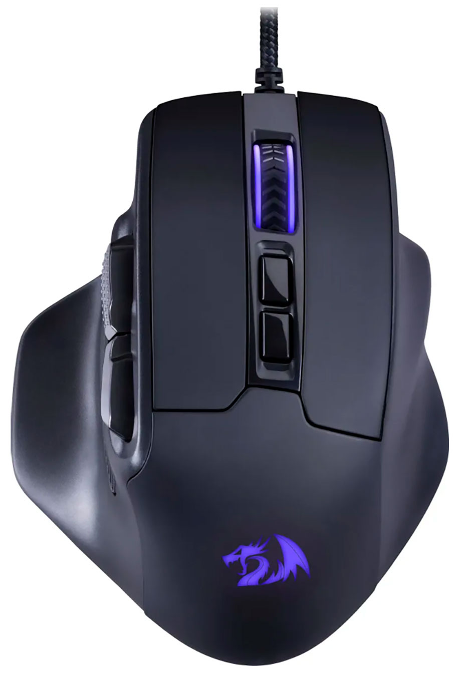 Изображение товара Проводная игровая мышь Redragon Bullseye, черный, RGB, 7кнопок, 12400dpi