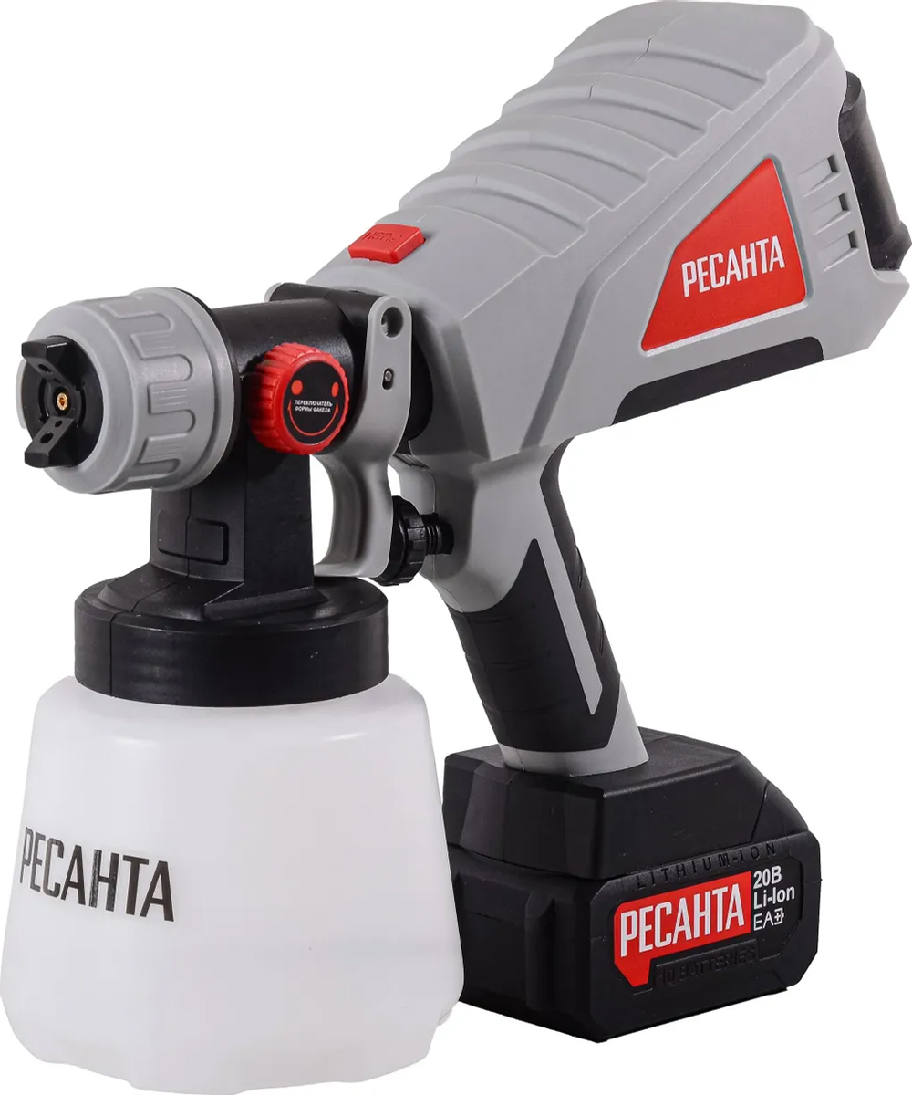 Изображение товара Краскопульт аккумуляторный Ресанта АКП-20Li