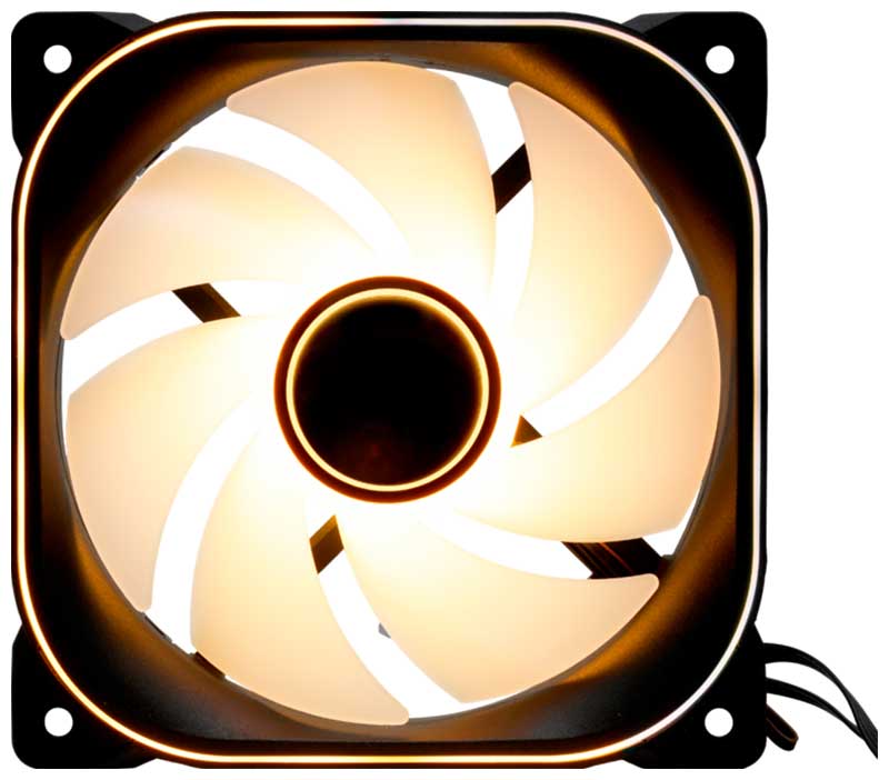 Изображение товара Вентилятор для корпуса HSPD FNW010 ARGB 120mm black (FNW010-120BK-ARGB)