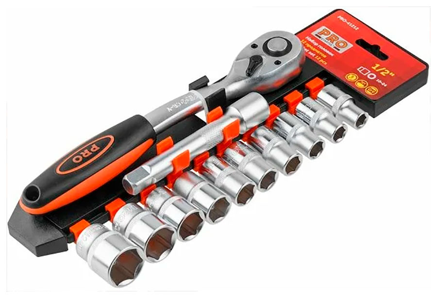 Изображение товара Набор головок Startul 1/2 10-24мм PRO-41212 профессиональный