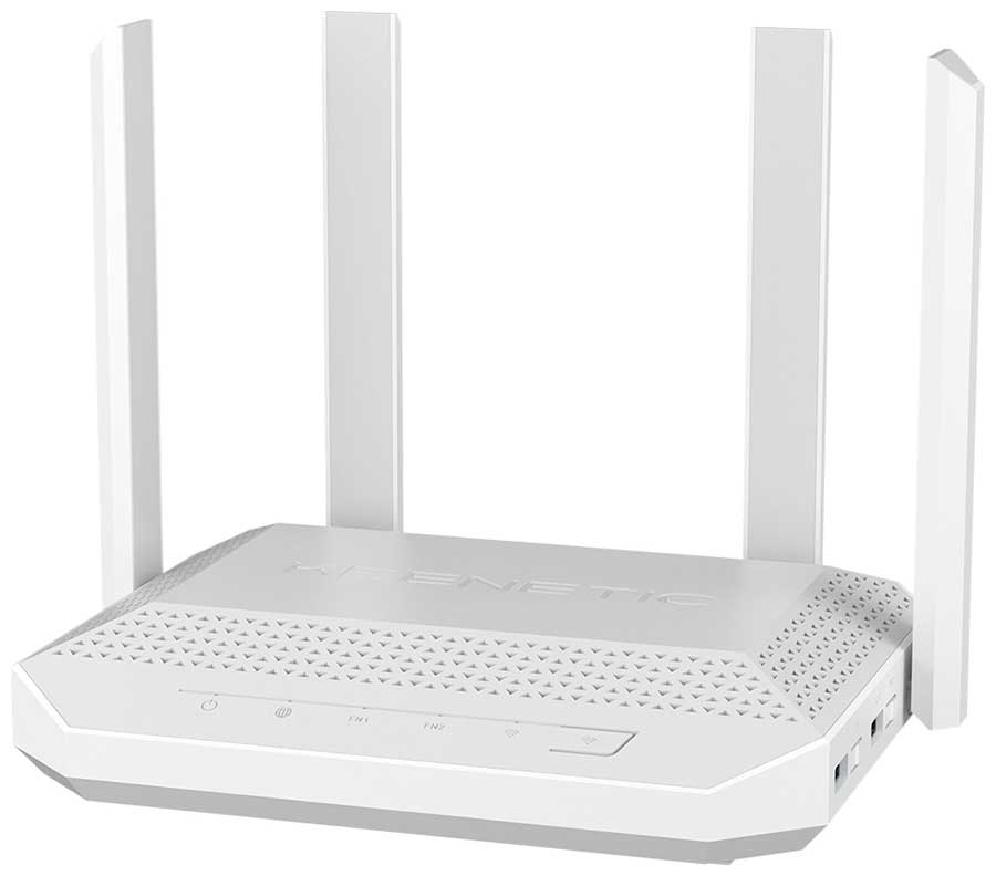 Изображение товара Роутер беспроводной Keenetic Giga (KN-1012) AX3000, 10/100/1000BASE-TX/SFP/4g ready, белы