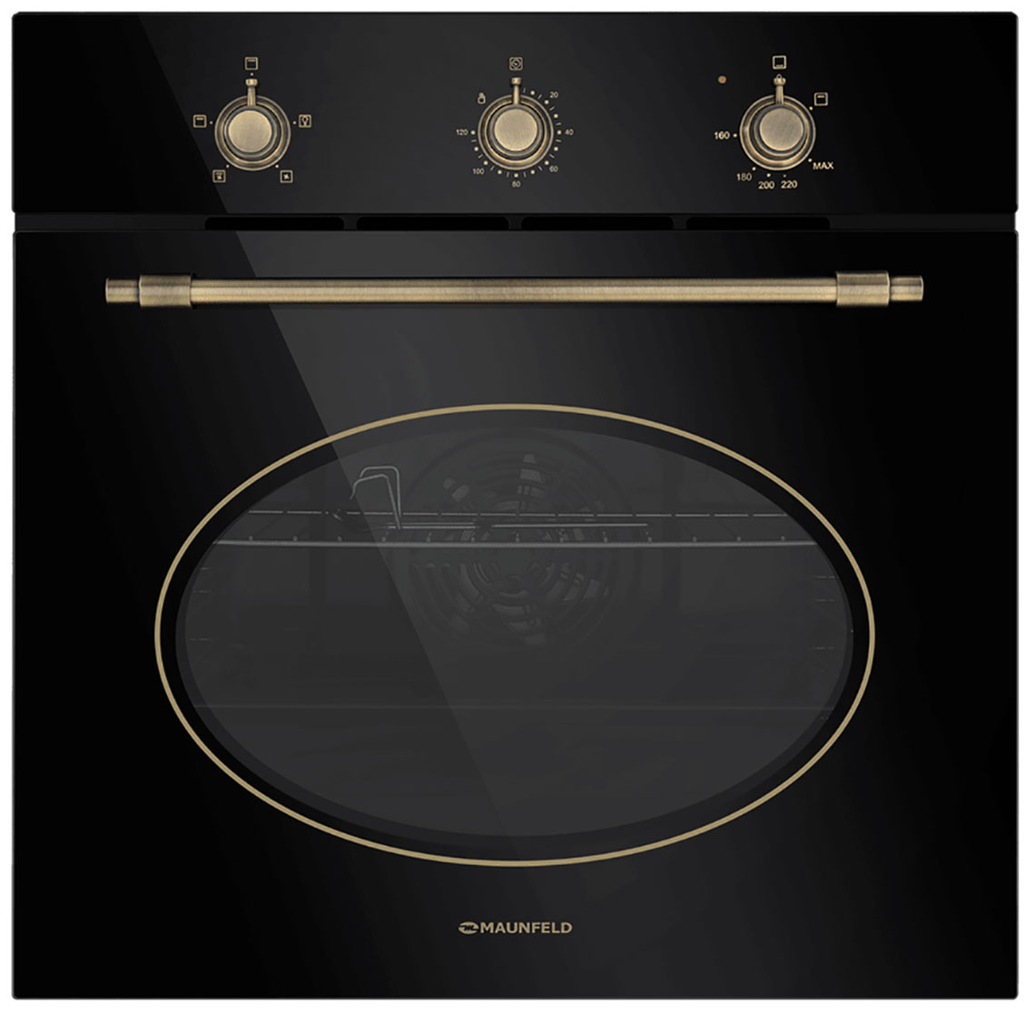 Изображение товара Газовый духовой шкаф Maunfeld EOGC604RBG.MT Slim