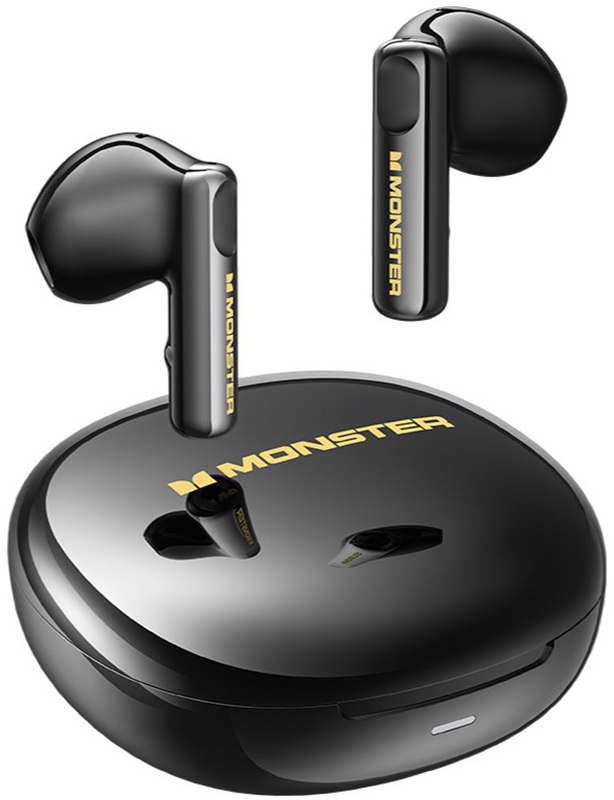 Изображение товара Беспроводные внутриканальные TWS наушники Monster N-Lite 209 черные с 25 часами работы