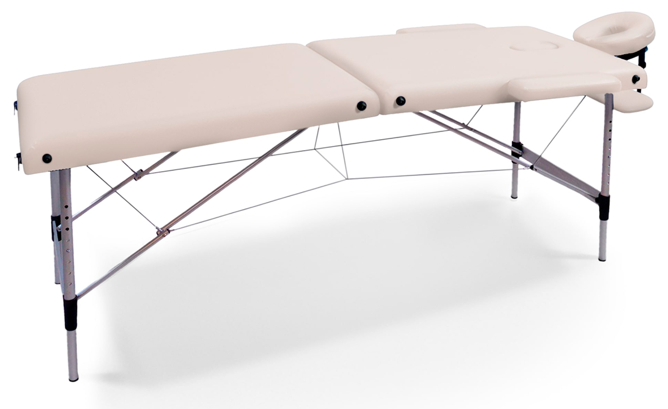 Изображение товара Массажный стол Unix Master 2 Section White складной профессиональный