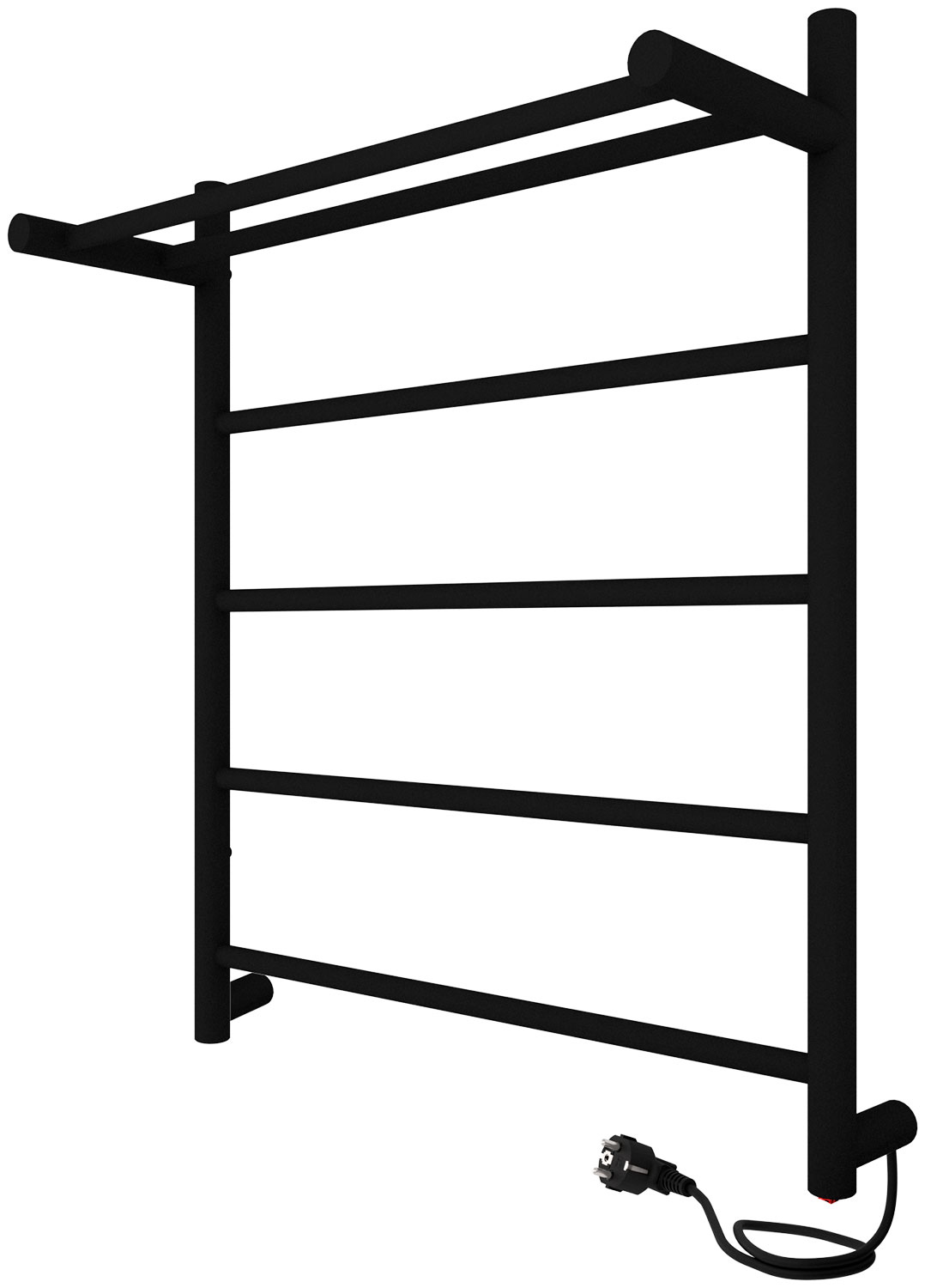 Изображение товара Электрический полотенцесушитель Indigo Line с полкой черный муар (LСLE60-50BRPR)