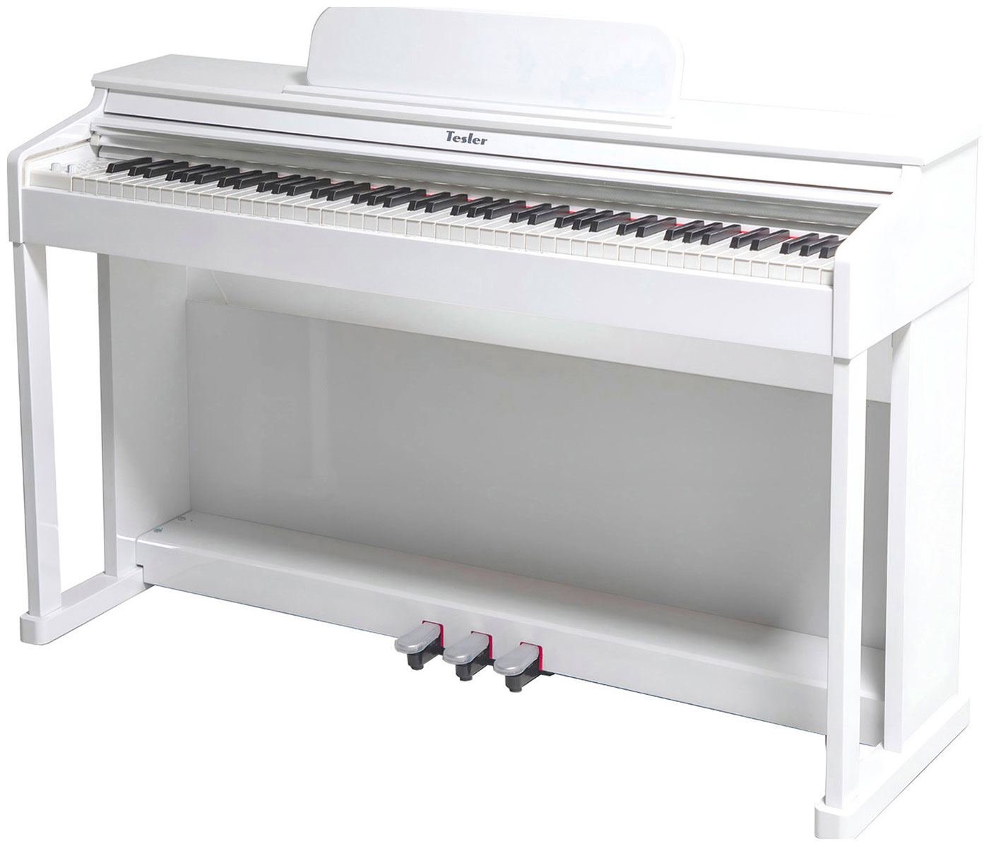 Изображение товара Цифровое пианино Tesler STZ-8810 ROYAL WHITE с 88 клавишами, MIDI, записью и эффектами