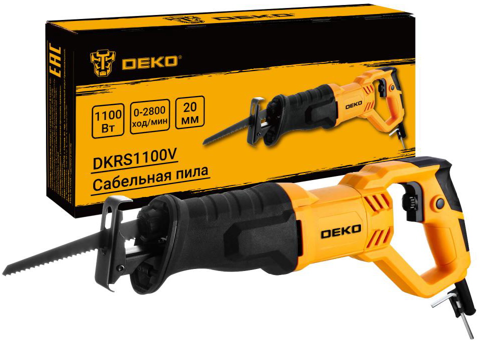 Изображение товара Сабельная пила, аллигатор Deko DKRS1100V