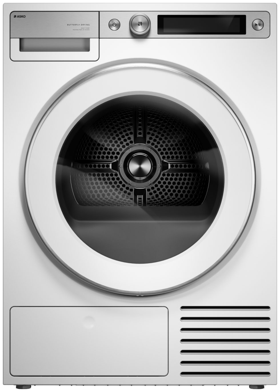 Изображение товара Сушильная машина Asko T709HUW с тепловым насосом, 20 программ, 9 кг