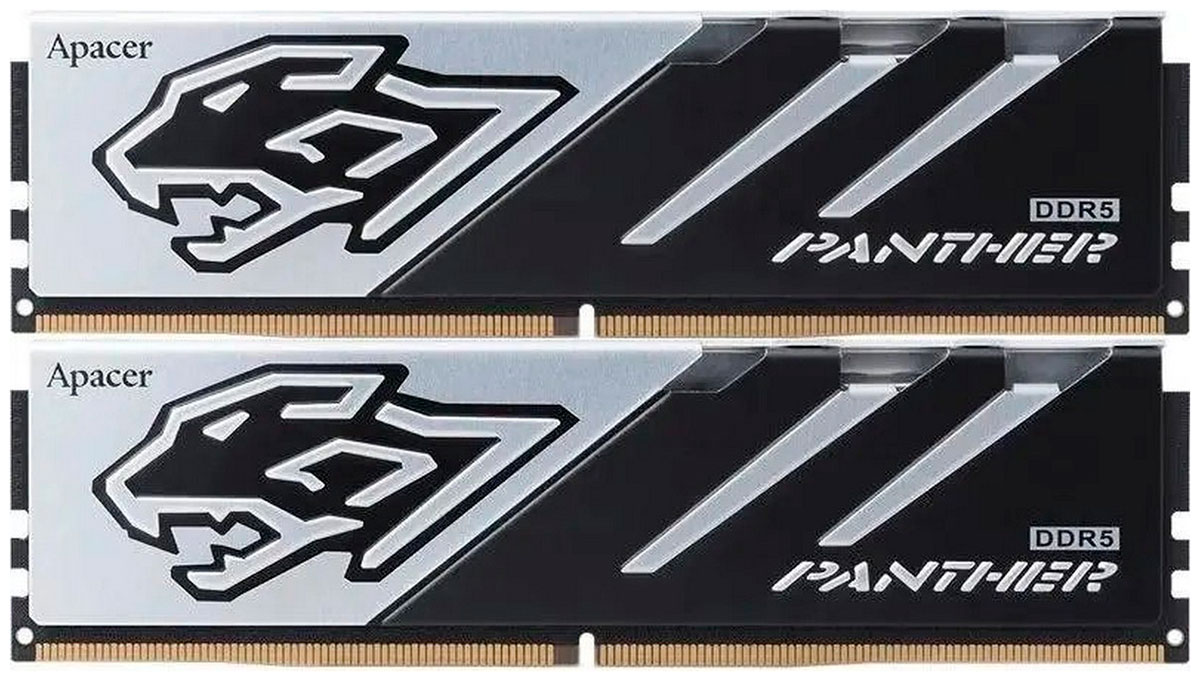 

Оперативная память Apacer DDR5 32GB (2x16GB) 6000MHz NOX (AH5U32G60C6227BAA-2), Черный/серый