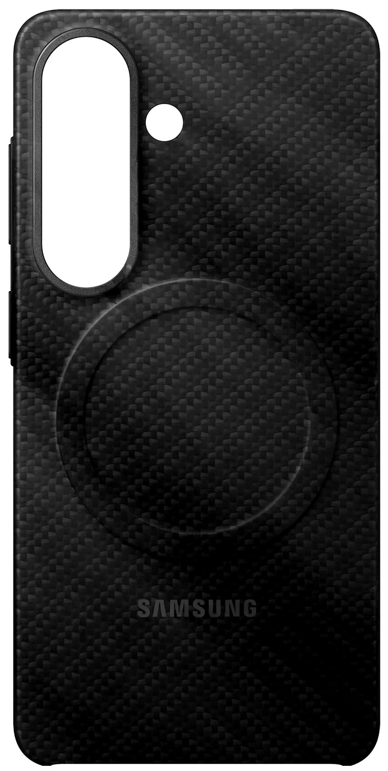 Изображение товара Чехол Samsung Galaxy S26 Carbon Magnet Case из кевлара Черный Изображение товара Чехол Samsung Galaxy S26 Carbon Magnet Case из кевлара Черный