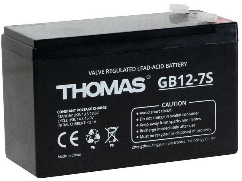 Изображение товара Батарея для ИБП Thomas GB12-7S 12V7Ah
