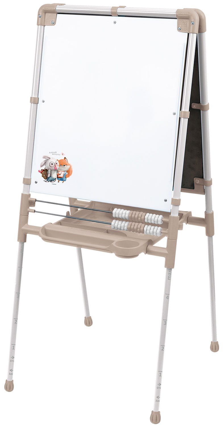 Изображение товара Напольный мольберт Ника двусторонний, Наши детки (ДЗМ1/БЖ)