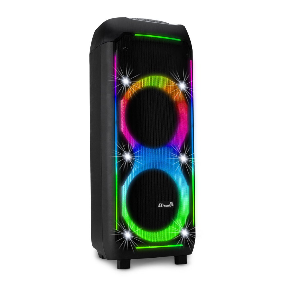 Изображение товара Беспроводная блютуз колонка ELTRONIC 30-73 CRAZY BOX 1200 (черная) Мощный звук 120 Вт RMS Изображение товара Беспроводная блютуз колонка ELTRONIC 30-73 CRAZY BOX 1200 (черная) Мощный звук 120 Вт RMS