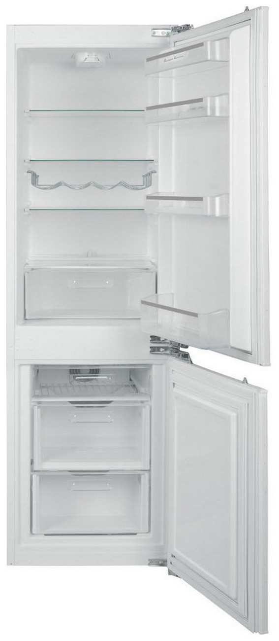 Изображение товара Встраиваемый двухкамерный холодильник Schaub Lorenz SLUE 235 W4, 216 л, No Frost