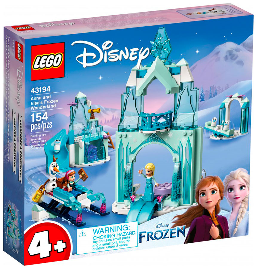 Конструктор Lego Princess ''Зимняя сказка Анны и Эльзы'' конструктор lego holiday 5005251 зимняя хижина пингвина