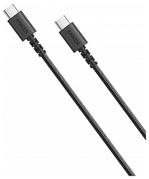 USB кабель ANKER A8032 60W C->C 0.9м BK