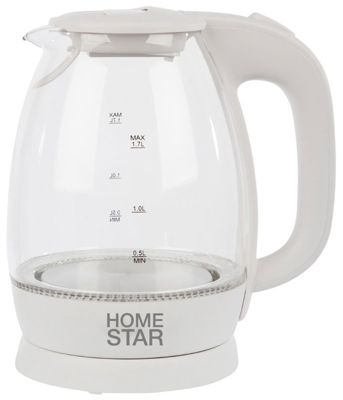 Чайник электрический Homestar HS-1012 003566 белый цена