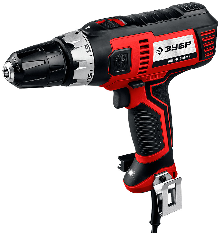 

Дрель-шуруповерт Зубр ДШ-М1-400-2 К в кейсе