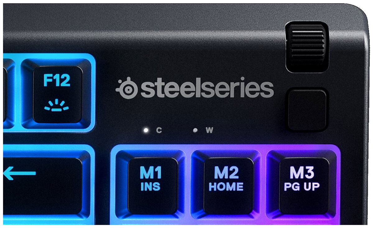 Проводная игровая клавиатура SteelSeries Apex 3 TKL черный | AliExpress