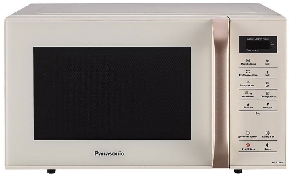 Изображение товара Микроволновая печь Panasonic NN-ST35MKZPE 25 л с электронным управлением и функцией Турборазморозки Изображение товара Микроволновая печь Panasonic NN-ST35MKZPE 25 л с электронным управлением и функцией Турборазморозки
