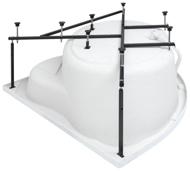 Изображение товара Каркас сварной для акриловой ванны Aquanet Palau 140x140 черный (00156297)