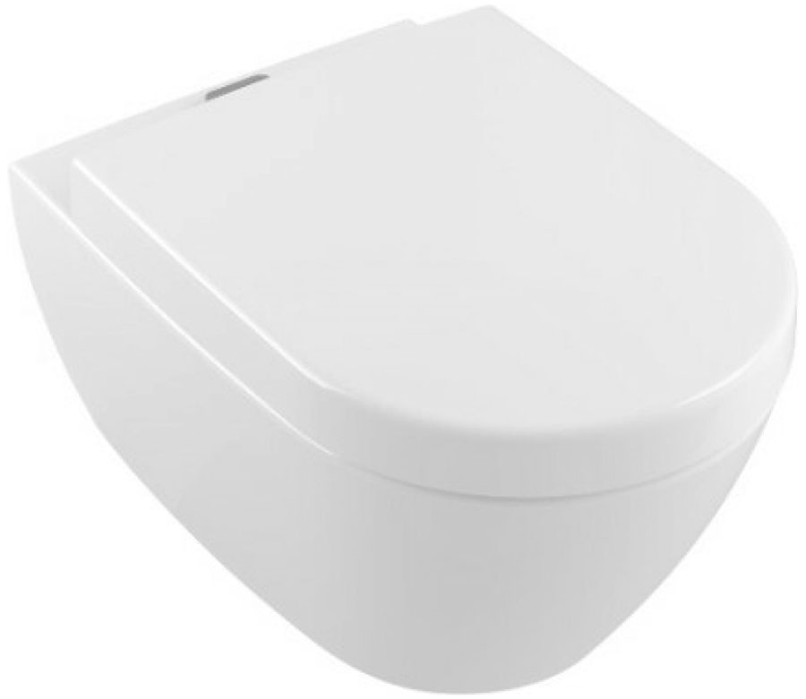 Изображение товара Подвесной унитаз Villeroy & Boch Subway 2.0 безободковый белый Изображение товара Подвесной унитаз Villeroy & Boch Subway 2.0 безободковый белый