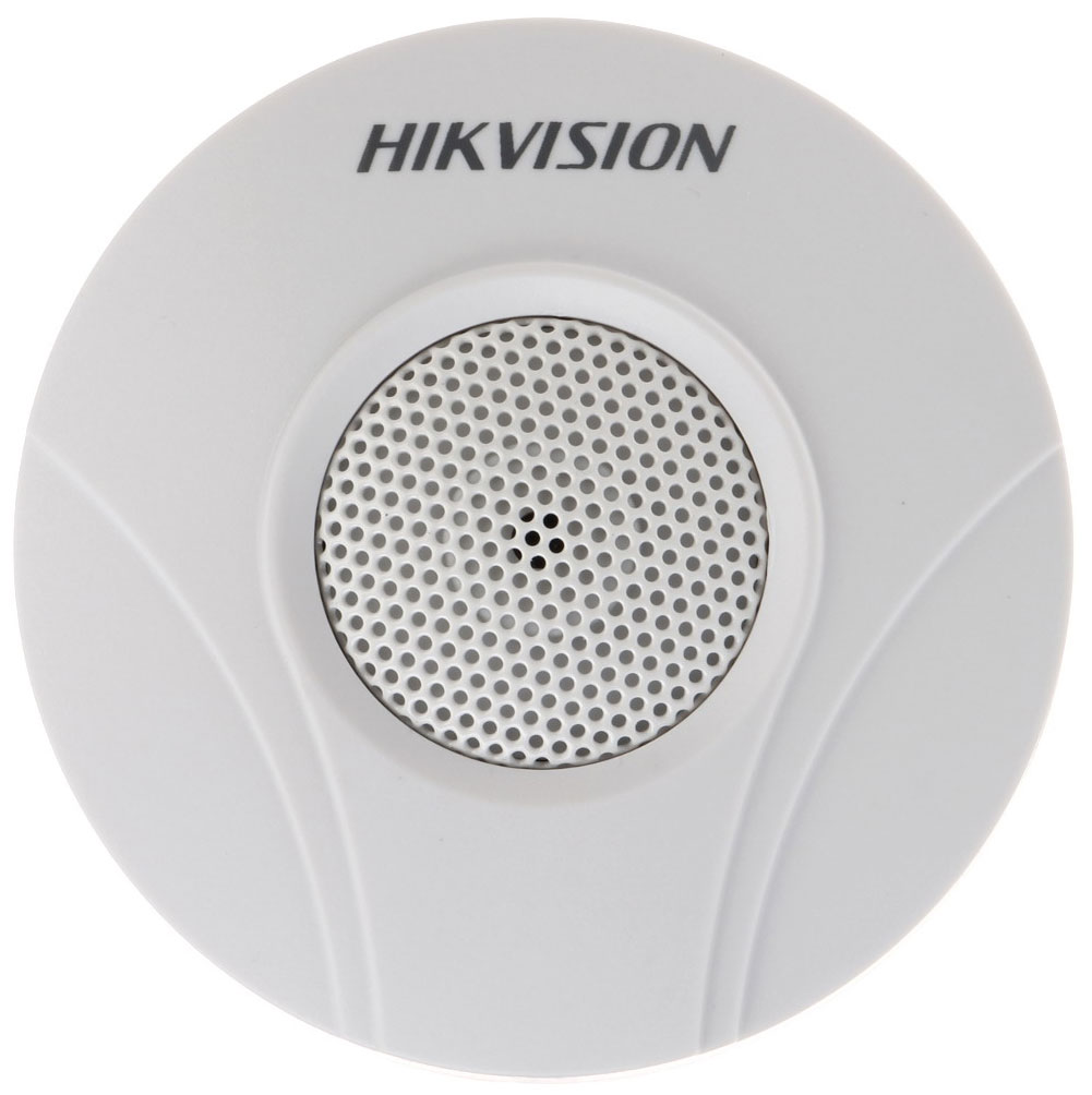 Изображение товара Микрофон Hikvision DS-2FP2020 для видеонаблюдения - всенаправленный, защита от шумов, кабель 3-жиль
