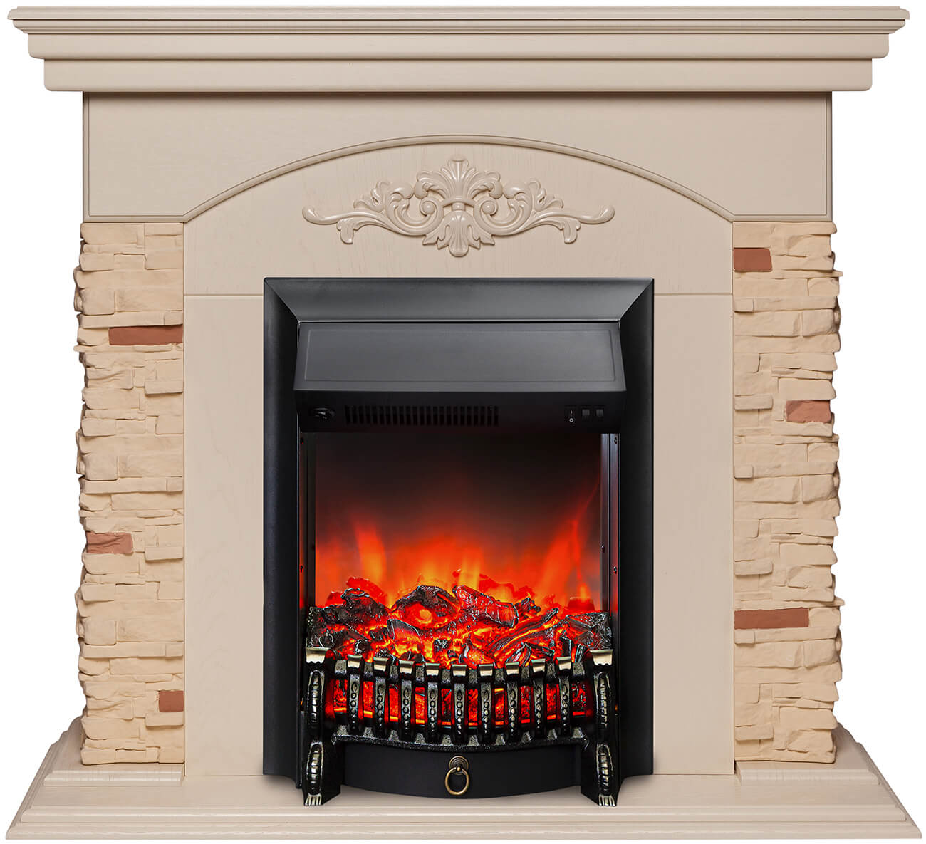 Каминокомплект Realflame NEAPOLIS STD/EUG WT FOBOS BL