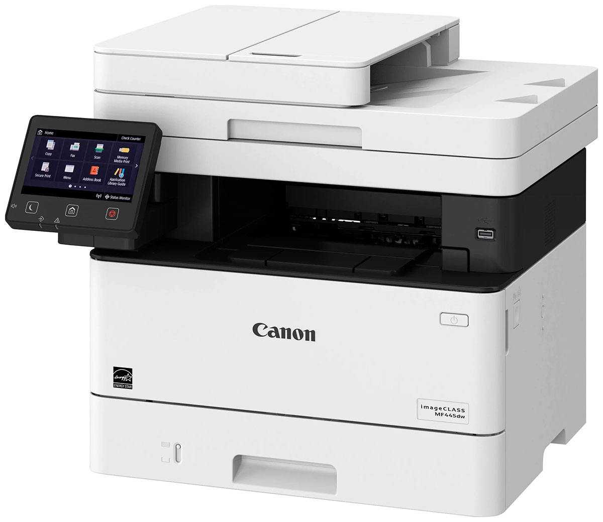 Изображение товара МФУ Canon i-Sensys MF455dw белый лазерный, двусторонняя печать, сканирование