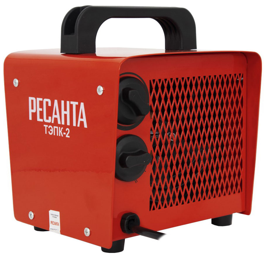 Изображение товара Электрическая тепловая пушка Ресанта ТЭПК-2 для обогрева помещений 2000 Вт