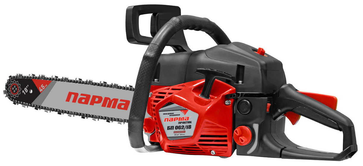 Изображение товара Бензопила Парма БП 062/18 2400Вт 3.2л.с. дл.шины 45 см (02.019.00011)