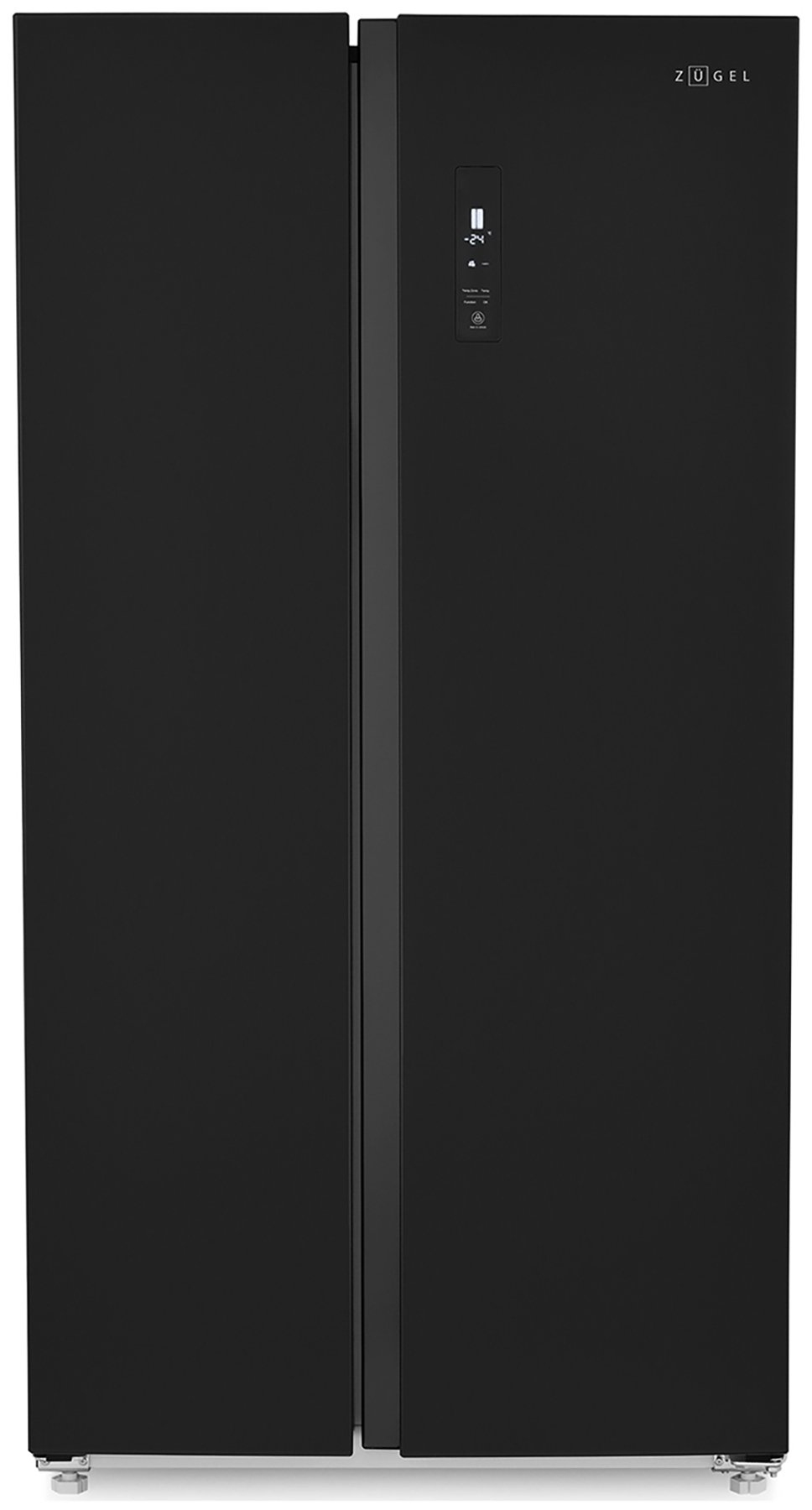 Изображение товара Холодильник Side-by-Side Zugel ZRSS630B черный 592л инверторный No Frost Изображение товара Холодильник Side-by-Side Zugel ZRSS630B черный 592л инверторный No Frost