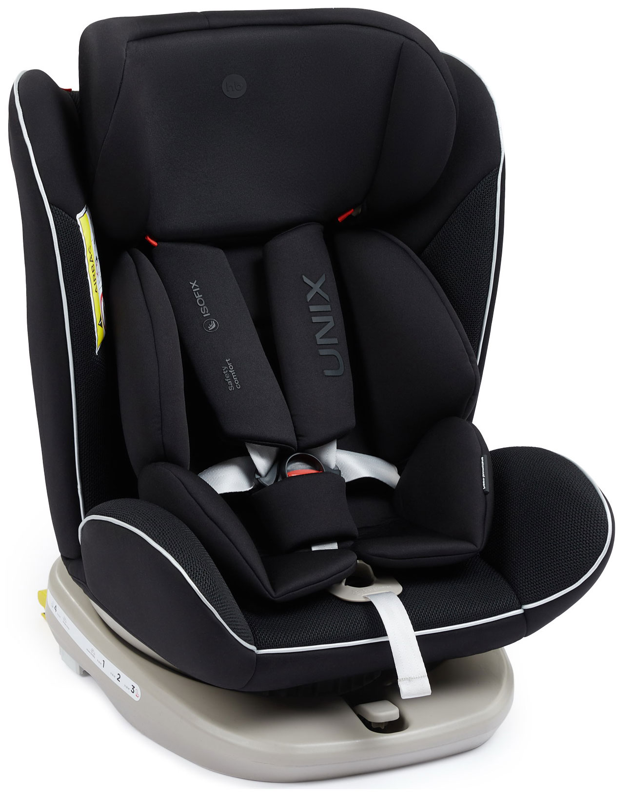 Изображение товара Автокресло Happy Baby Unix группа 0+/1/2/3 поворотное 360 гр черное