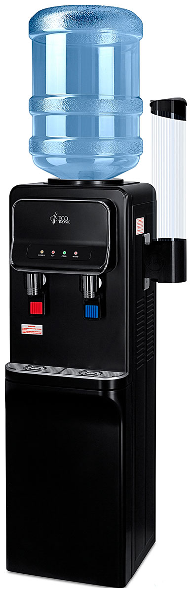 Изображение товара Кулер для воды Ecotronic V32-LCE black с шкафчиком