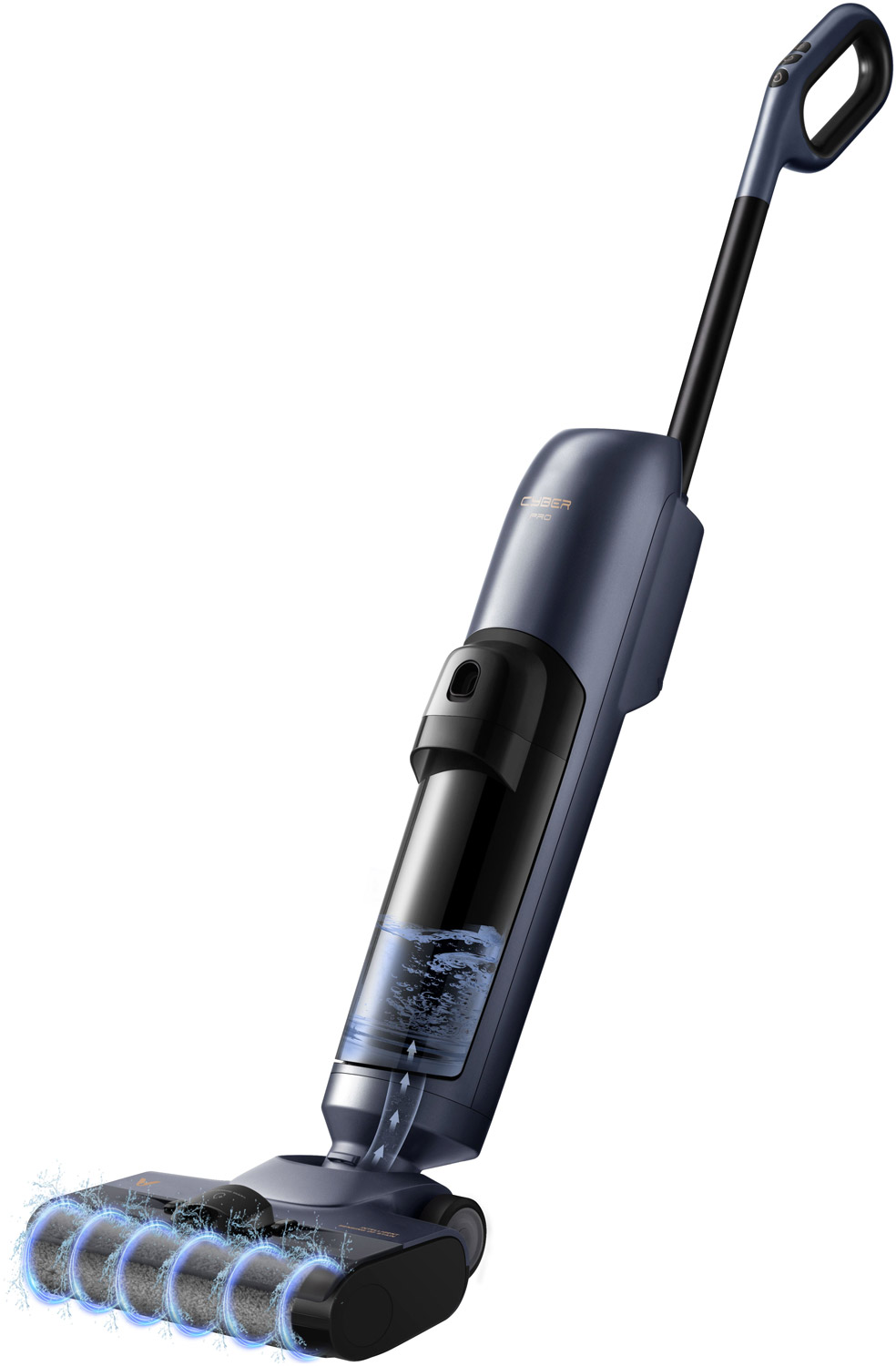 цена Пылесос беспроводной Viomi Cordless Wet-Dry Vacuum Cleaner Cyber Pro Silver+Black